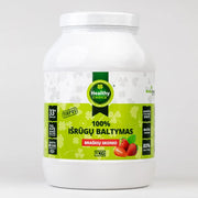 100% išrūgų baltymai braškių skonio, 1kg