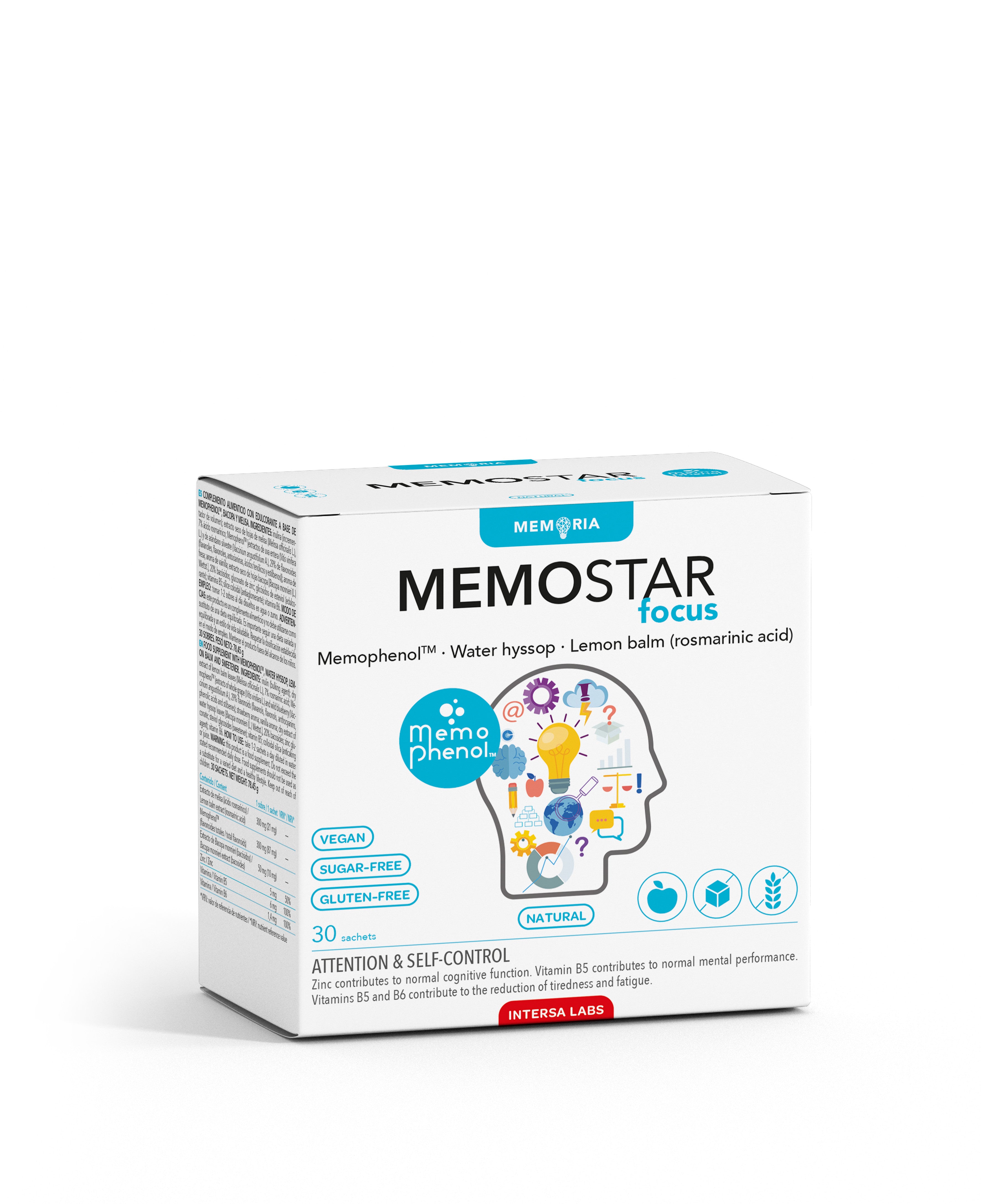 Maisto papildas su saldikliu MEMOSTAR® FOCUS