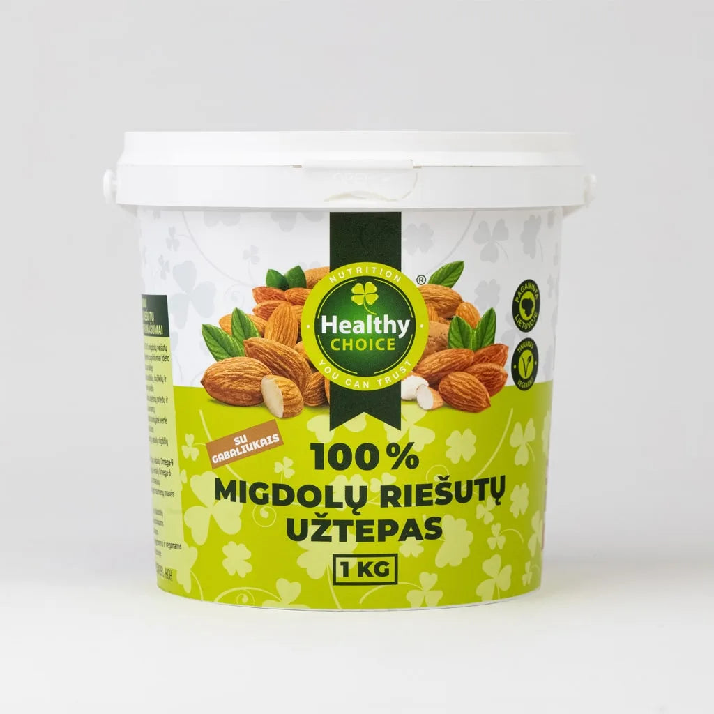 Migdolų riešutų užtepas su gabaliukais, 1kg