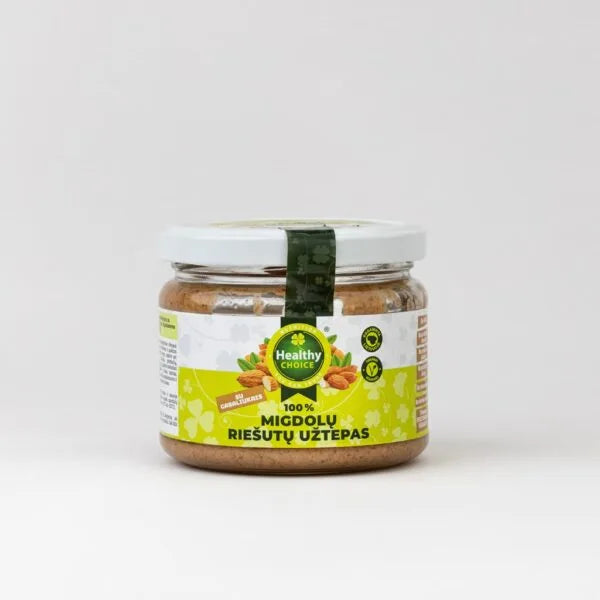 Migdolų riešutų užtepas su gabaliukais, 250g