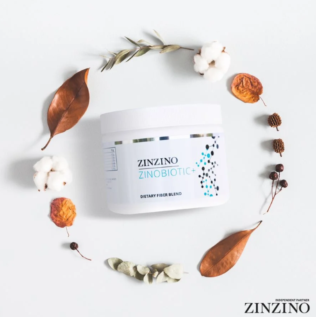 8 natūralių tirpių SKAIDULŲ rūšių mišinys Zinobiotic+ sveikam žarnynui ir mažam cholesteroliui