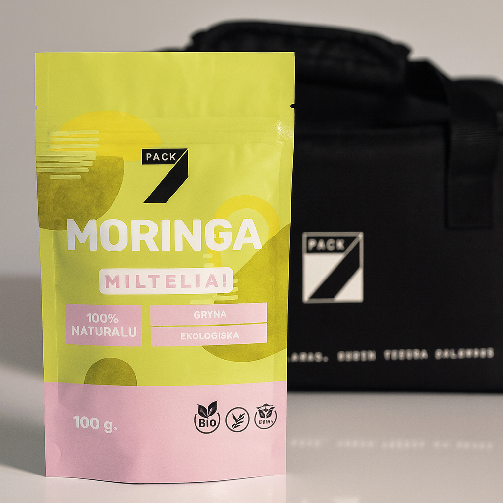 7PACK ekologiški Moringos milteliai 100 g