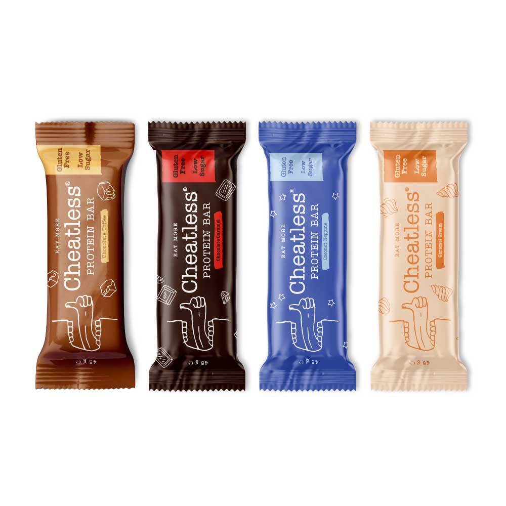 Baltyminių batonėlių rinkinys išmėgink (12vnt x 45g)