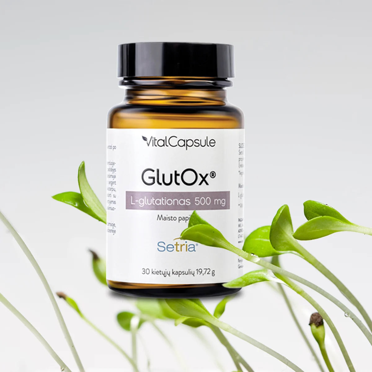 Glutationas 500 mg | GlutOx® maisto papildas 30 kaps.
